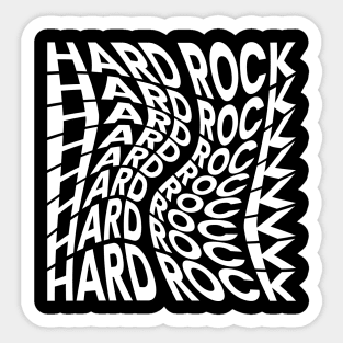 hard rock Sticker